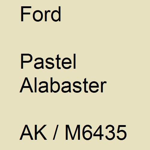 Ford, Pastel Alabaster, AK / M6435.